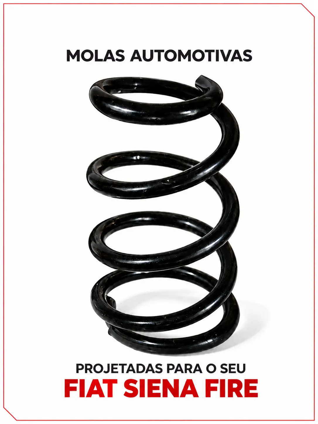 Detalhe da mola reforçada